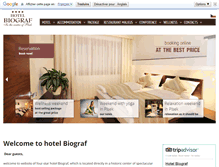 Tablet Screenshot of en.hotelbiograf.com